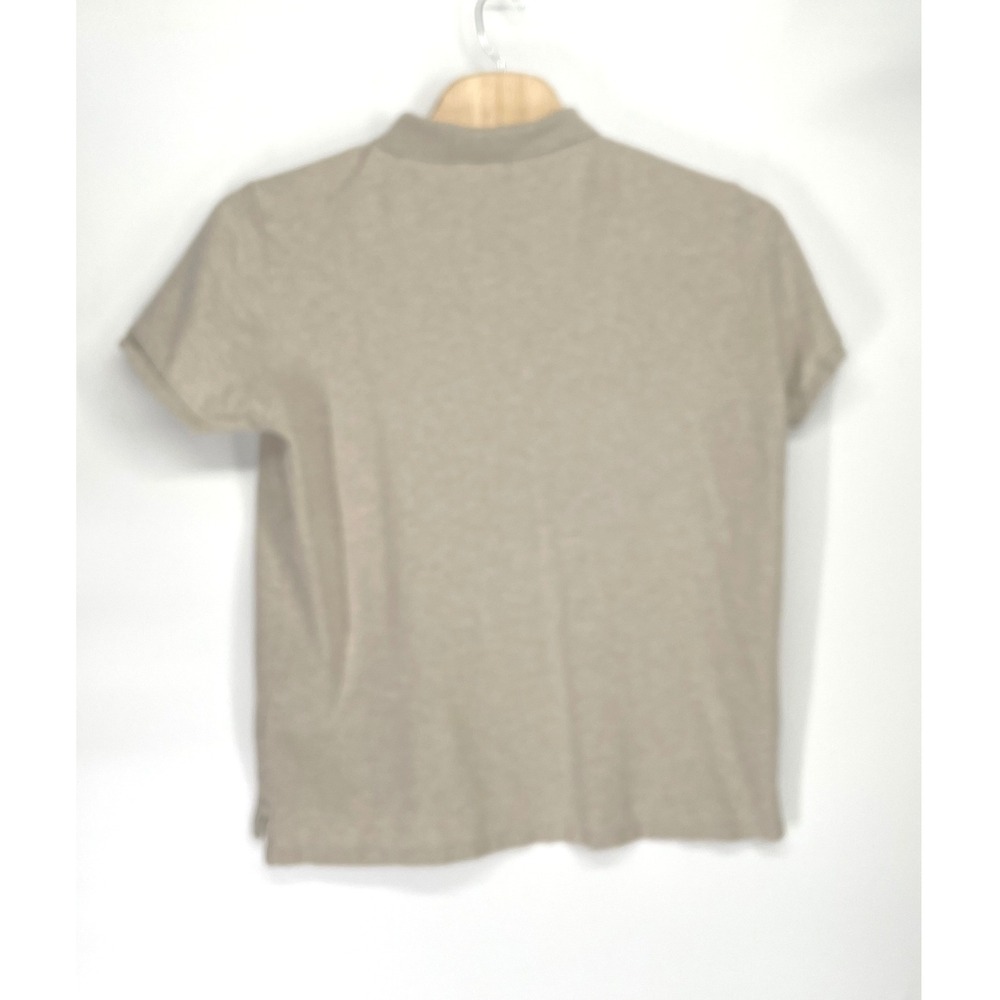 Polo Ralph Lauren Mens Shirt XXL Custom Slim Fit Tan‎ Heather Pony Logo - Picture 7 of 8